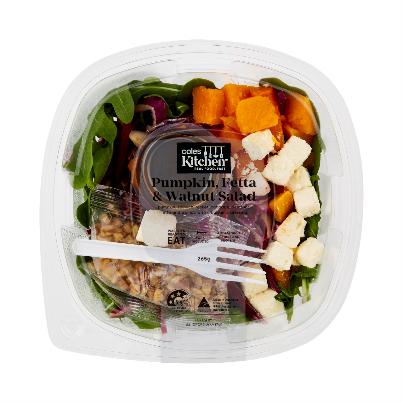 Coles Kitchen Roast Pumpkin Fetta & Walnut Salad 265g